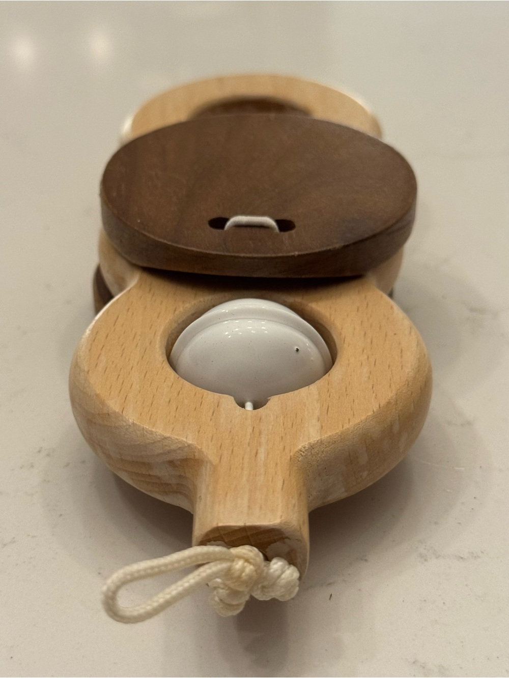 Lovevery Wooden Rattle - The Charmer Play Kit - Montessori Baby Toy